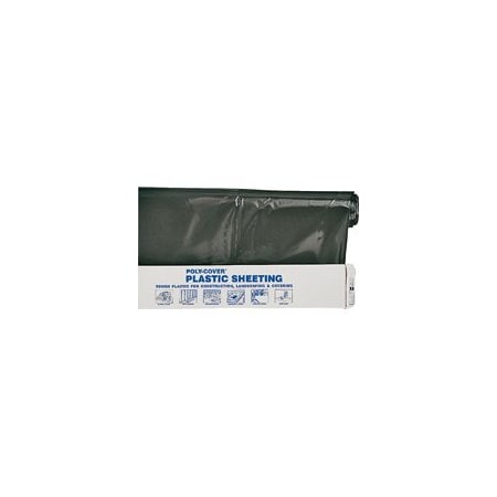 Orgill Poly ORGILL POLY 4X16-B Poly Film, 100 ft L, 16 ft W, 4 mil Thick, Black 4X16-B